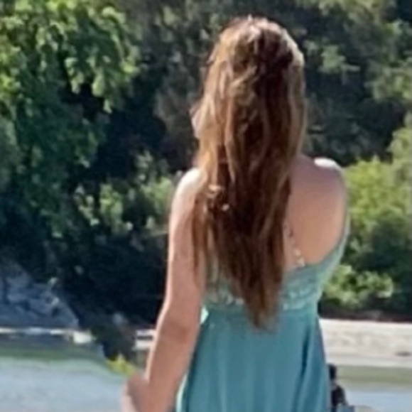 Aqua Crochet 🏝Dress - Picture 2 of 3